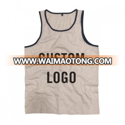 100% Cotton custom Gym Tanktops mens